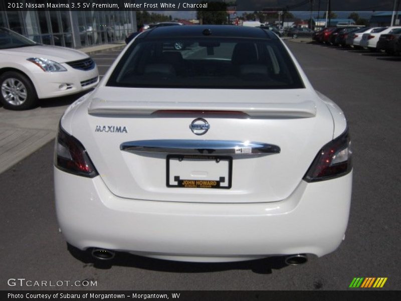 Winter Frost White / Charcoal 2012 Nissan Maxima 3.5 SV Premium