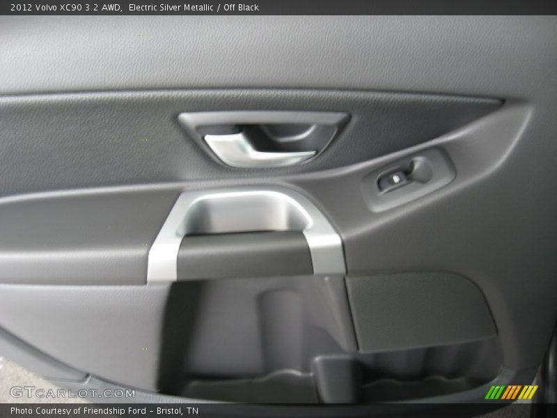 Electric Silver Metallic / Off Black 2012 Volvo XC90 3.2 AWD