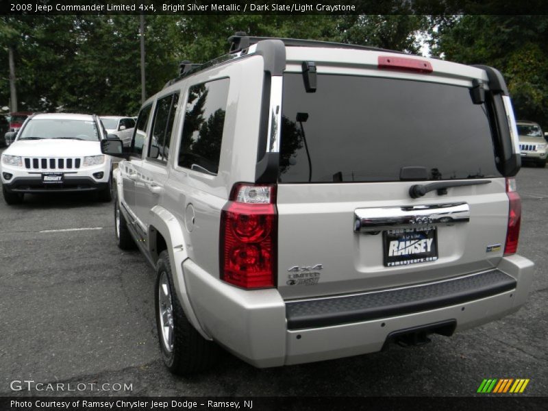 Bright Silver Metallic / Dark Slate/Light Graystone 2008 Jeep Commander Limited 4x4