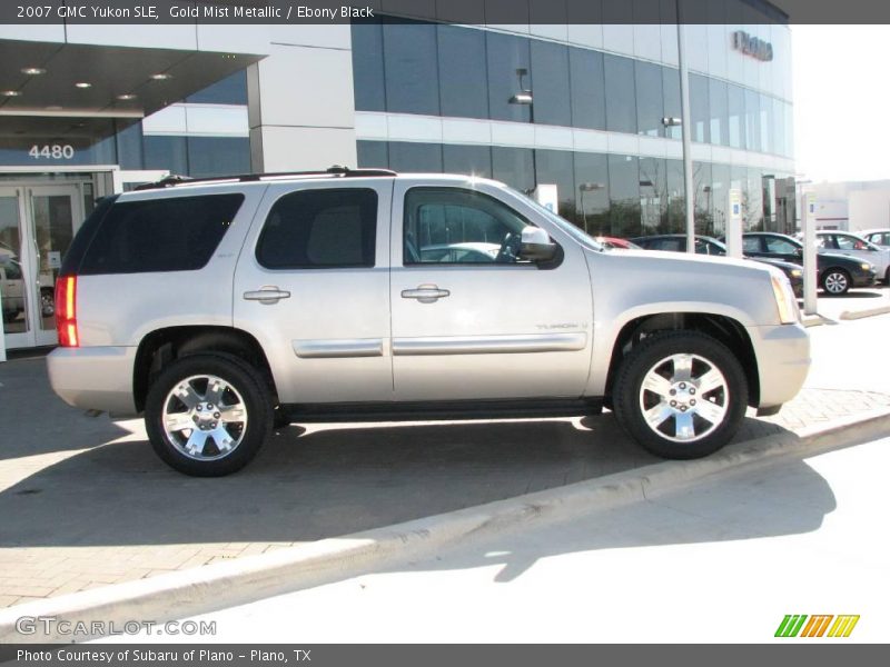 Gold Mist Metallic / Ebony Black 2007 GMC Yukon SLE