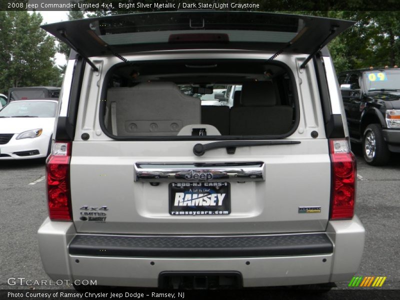 Bright Silver Metallic / Dark Slate/Light Graystone 2008 Jeep Commander Limited 4x4