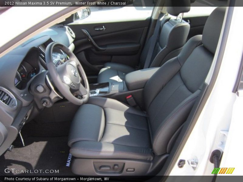 Winter Frost White / Charcoal 2012 Nissan Maxima 3.5 SV Premium