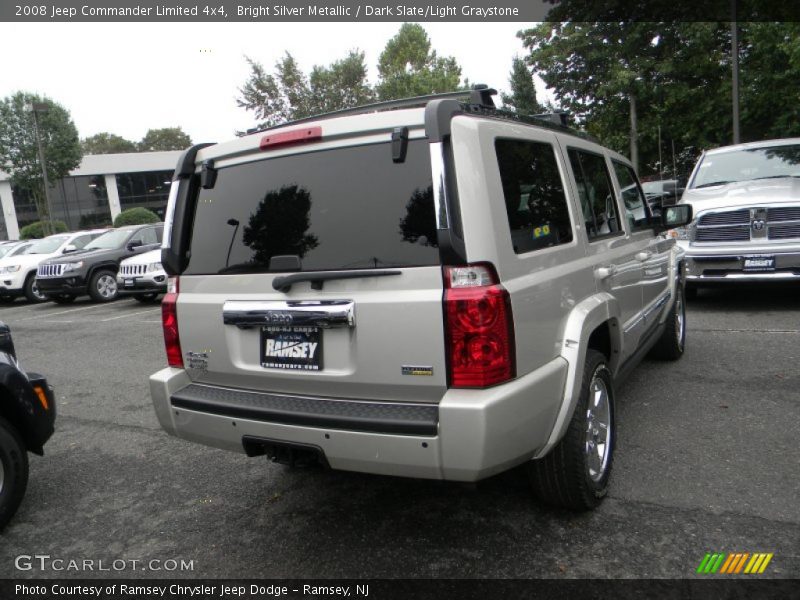 Bright Silver Metallic / Dark Slate/Light Graystone 2008 Jeep Commander Limited 4x4