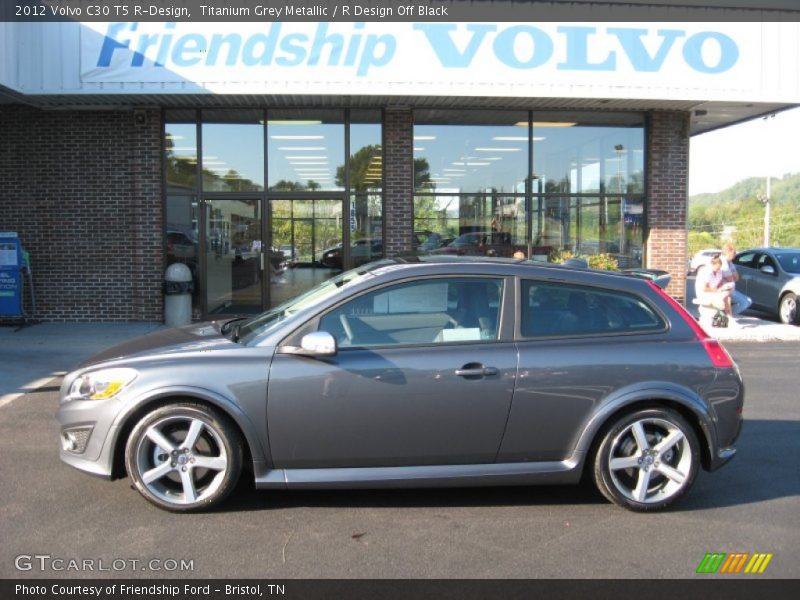 Titanium Grey Metallic / R Design Off Black 2012 Volvo C30 T5 R-Design