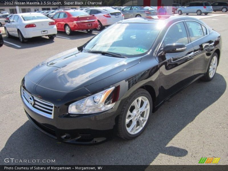 Super Black / Charcoal 2012 Nissan Maxima 3.5 SV Sport
