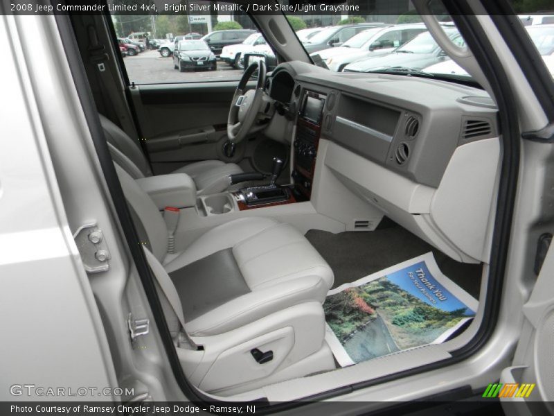 Bright Silver Metallic / Dark Slate/Light Graystone 2008 Jeep Commander Limited 4x4