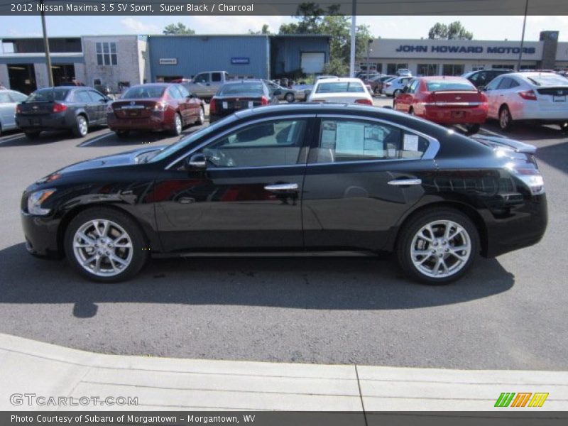 Super Black / Charcoal 2012 Nissan Maxima 3.5 SV Sport