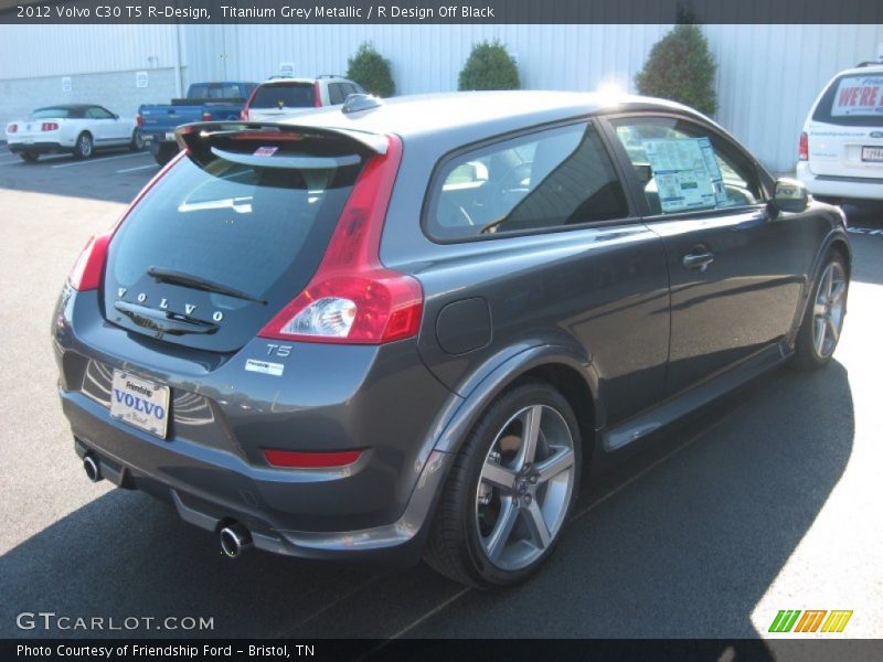 Titanium Grey Metallic / R Design Off Black 2012 Volvo C30 T5 R-Design