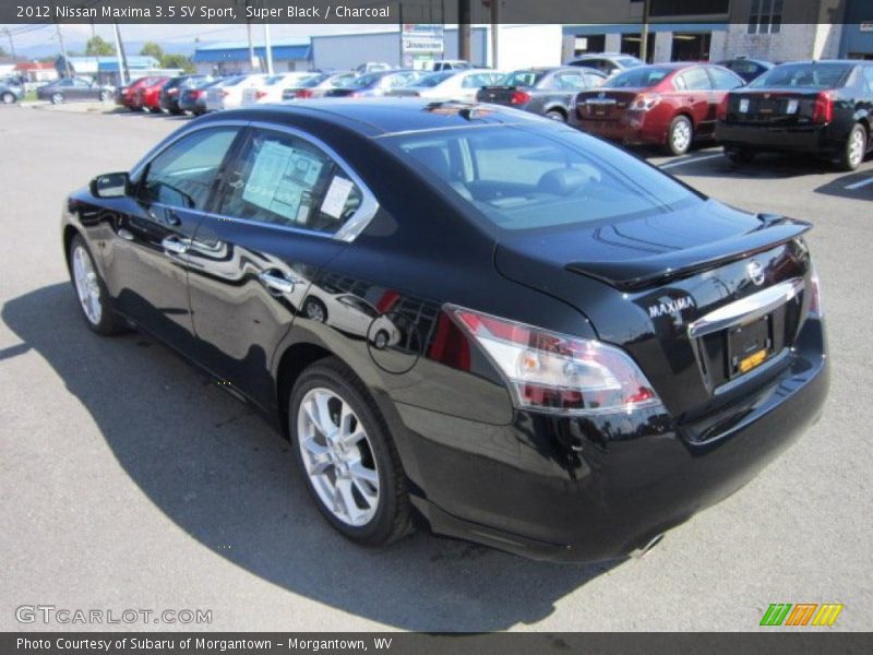 Super Black / Charcoal 2012 Nissan Maxima 3.5 SV Sport
