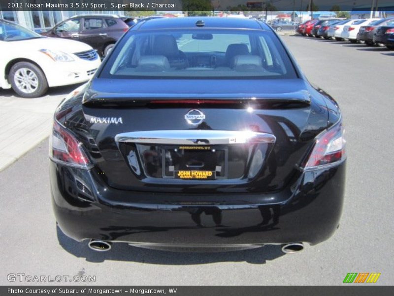 Super Black / Charcoal 2012 Nissan Maxima 3.5 SV Sport