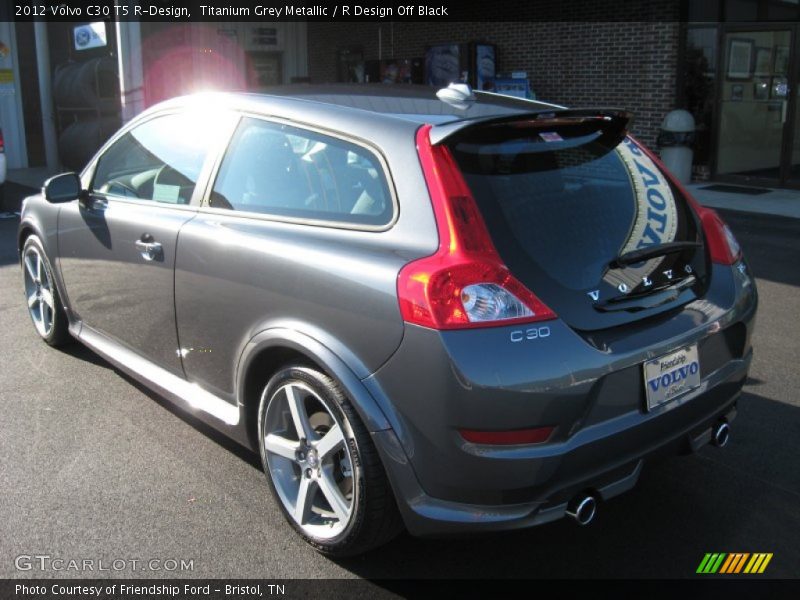 Titanium Grey Metallic / R Design Off Black 2012 Volvo C30 T5 R-Design