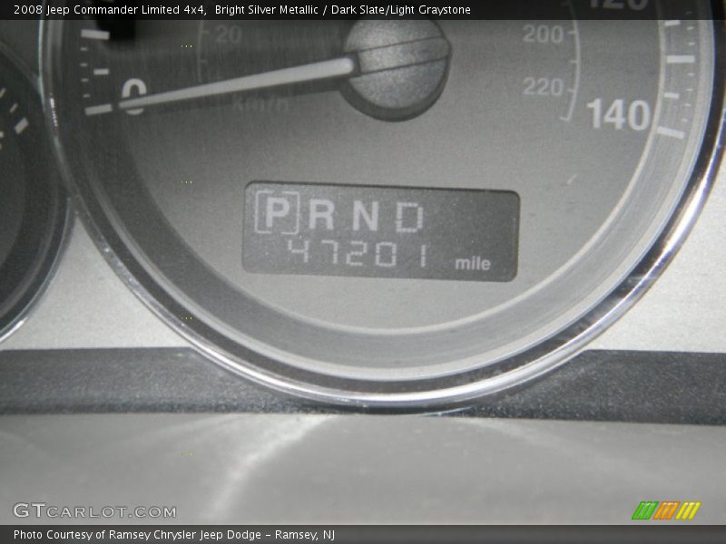 Bright Silver Metallic / Dark Slate/Light Graystone 2008 Jeep Commander Limited 4x4