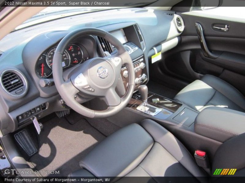 Super Black / Charcoal 2012 Nissan Maxima 3.5 SV Sport
