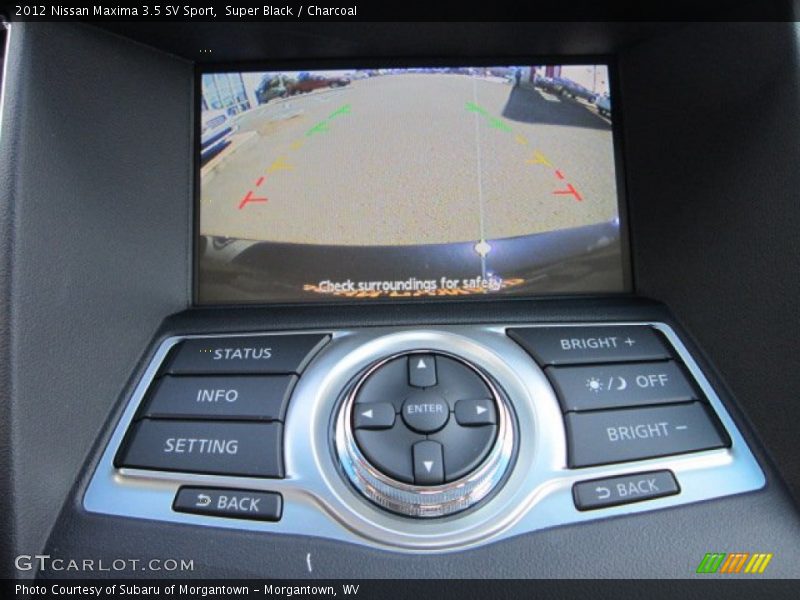 Super Black / Charcoal 2012 Nissan Maxima 3.5 SV Sport