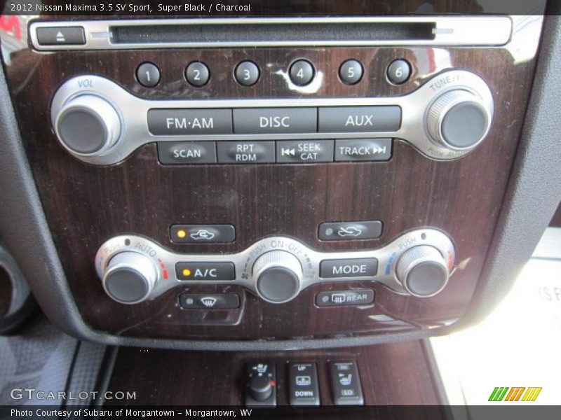 Super Black / Charcoal 2012 Nissan Maxima 3.5 SV Sport