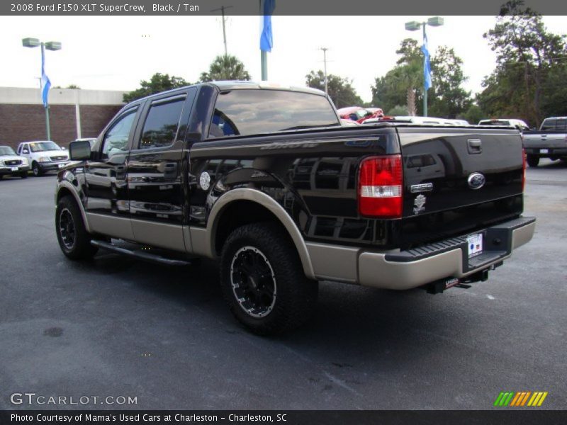 Black / Tan 2008 Ford F150 XLT SuperCrew