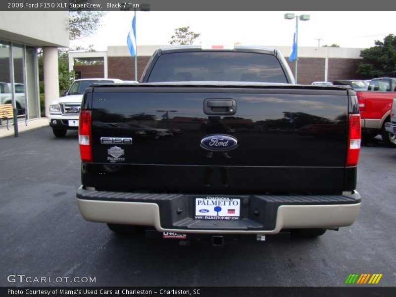 Black / Tan 2008 Ford F150 XLT SuperCrew
