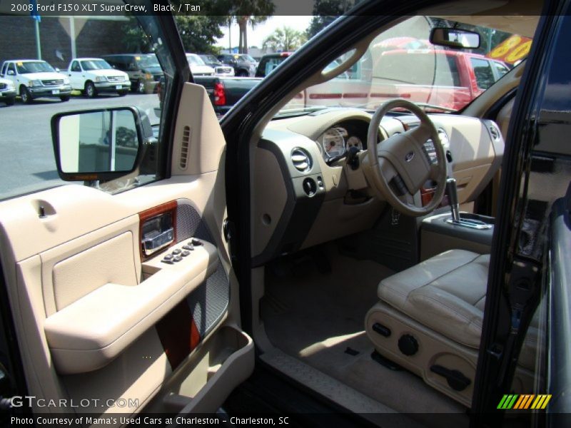 Black / Tan 2008 Ford F150 XLT SuperCrew