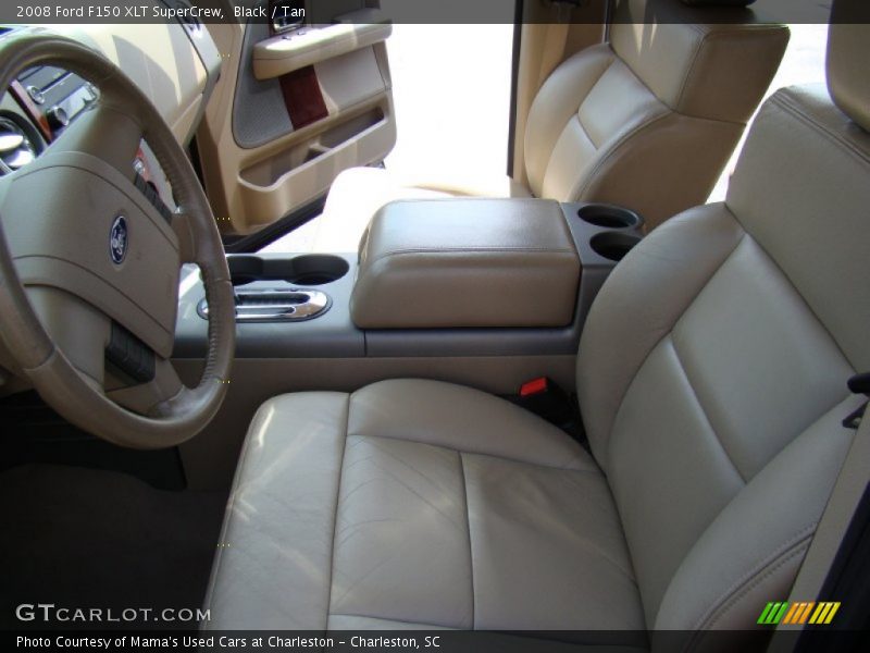 Black / Tan 2008 Ford F150 XLT SuperCrew