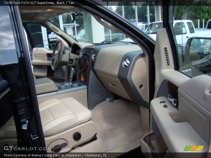 Black / Tan 2008 Ford F150 XLT SuperCrew