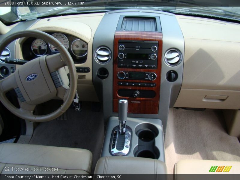 Black / Tan 2008 Ford F150 XLT SuperCrew