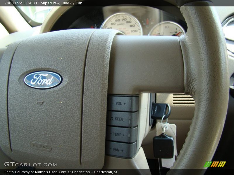 Black / Tan 2008 Ford F150 XLT SuperCrew