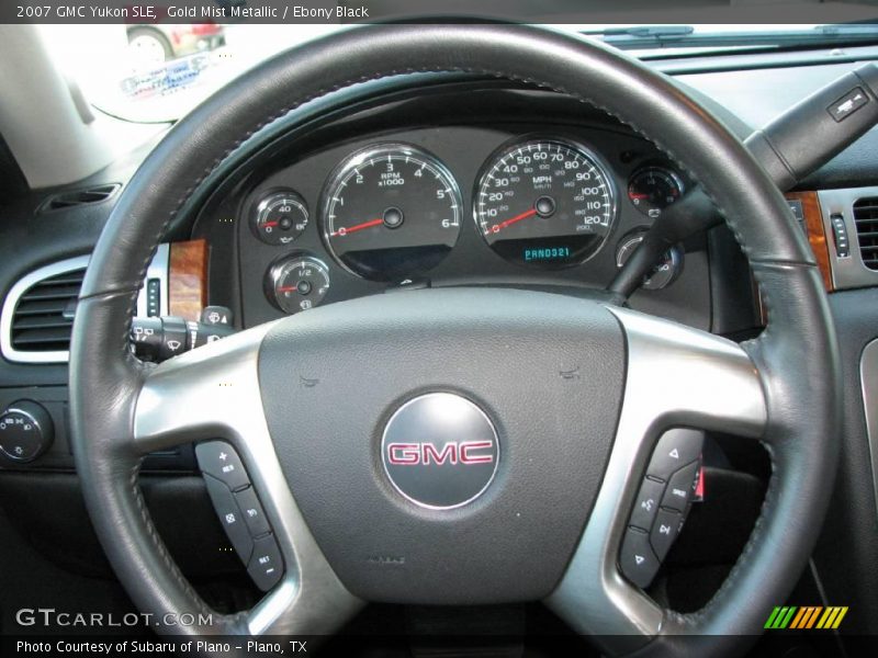 Gold Mist Metallic / Ebony Black 2007 GMC Yukon SLE