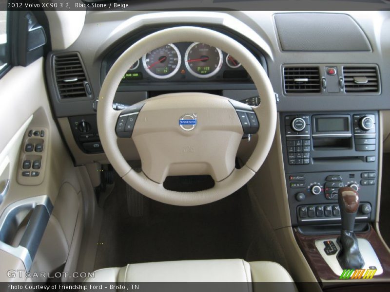 Dashboard of 2012 XC90 3.2