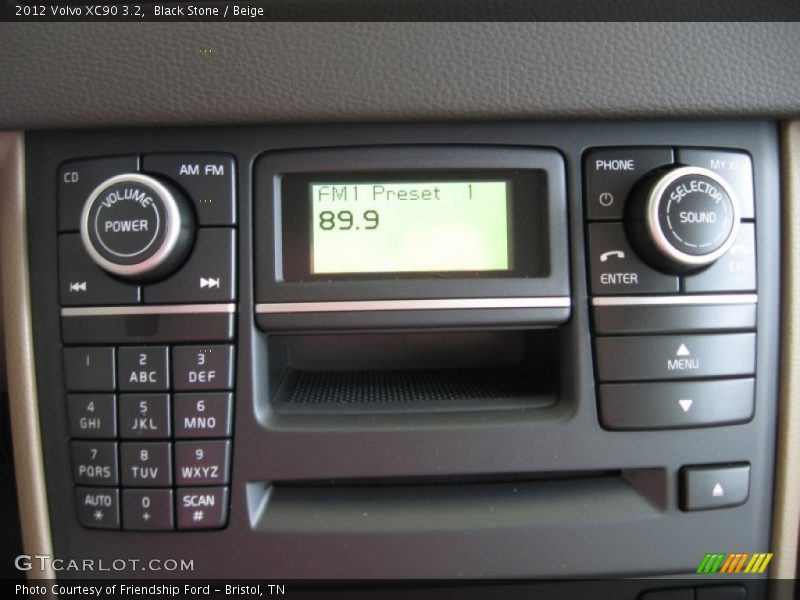 Black Stone / Beige 2012 Volvo XC90 3.2