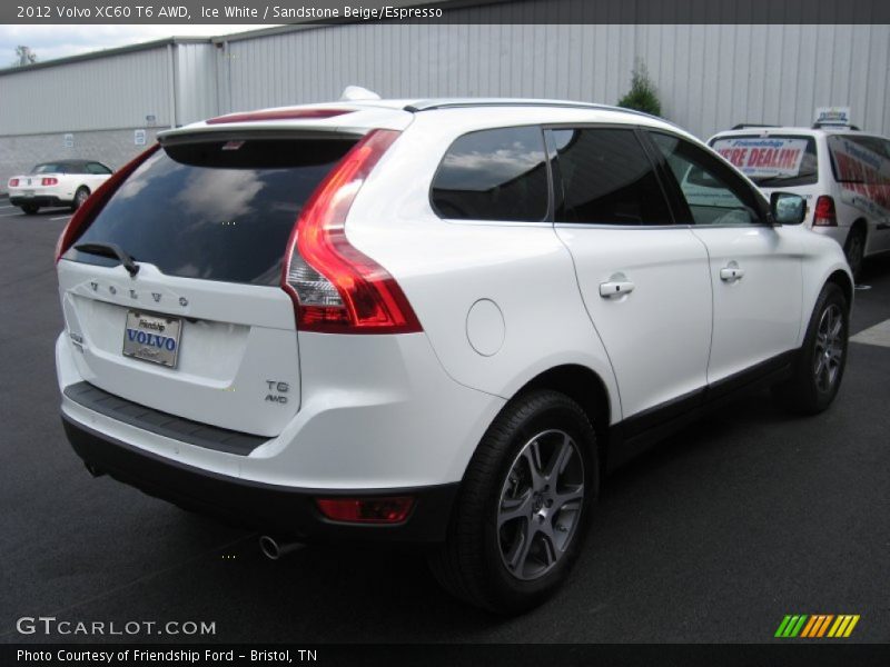 Ice White / Sandstone Beige/Espresso 2012 Volvo XC60 T6 AWD