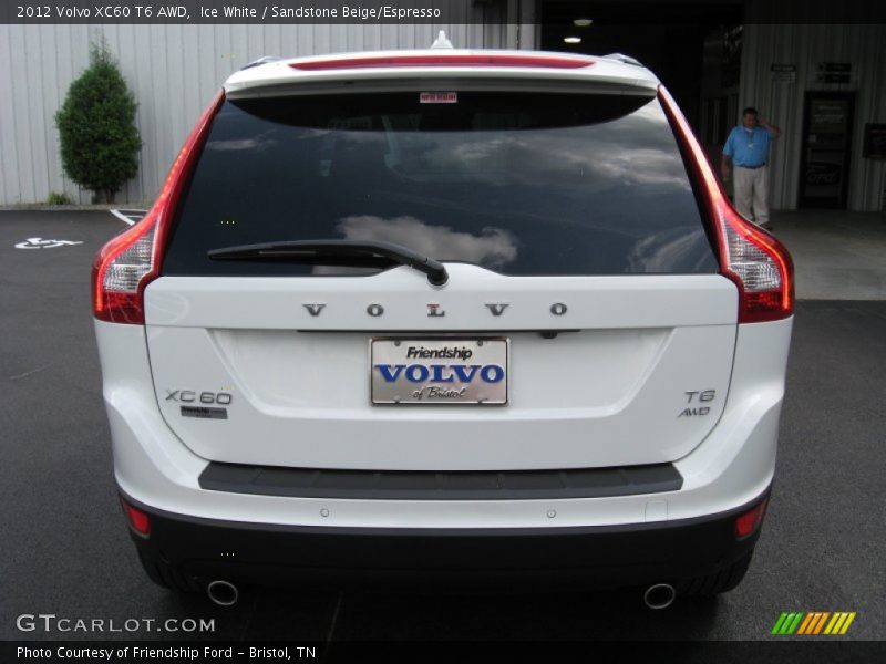 Ice White / Sandstone Beige/Espresso 2012 Volvo XC60 T6 AWD
