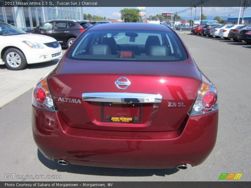 Tuscan Sun / Charcoal 2012 Nissan Altima 2.5 SL