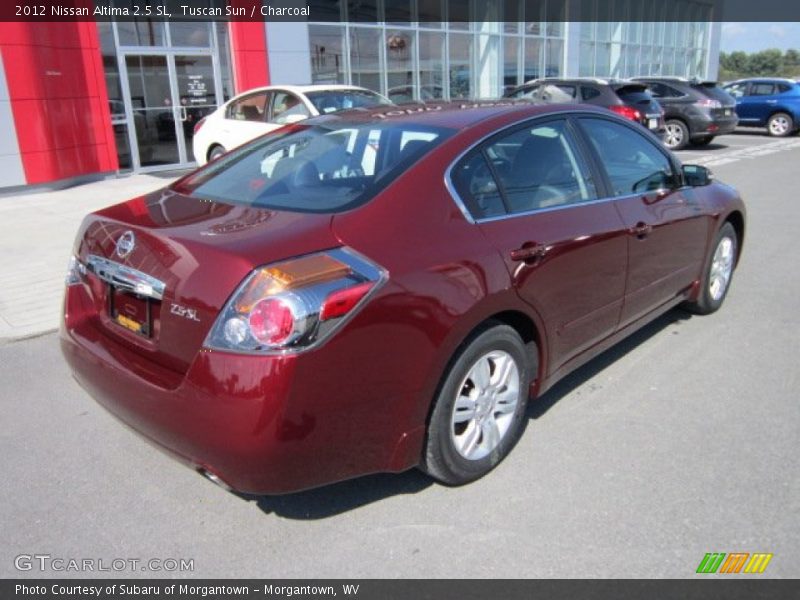 Tuscan Sun / Charcoal 2012 Nissan Altima 2.5 SL