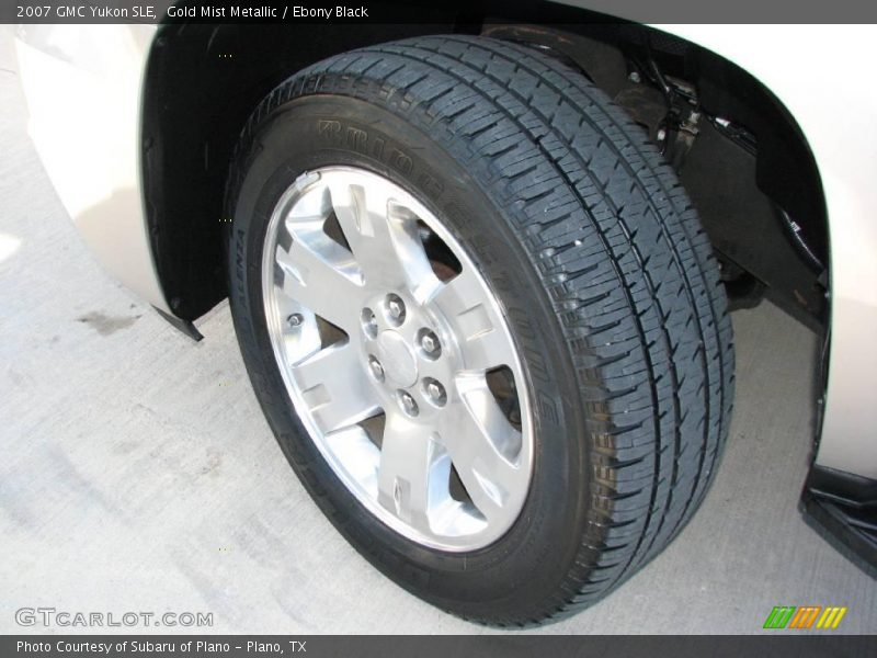 Gold Mist Metallic / Ebony Black 2007 GMC Yukon SLE