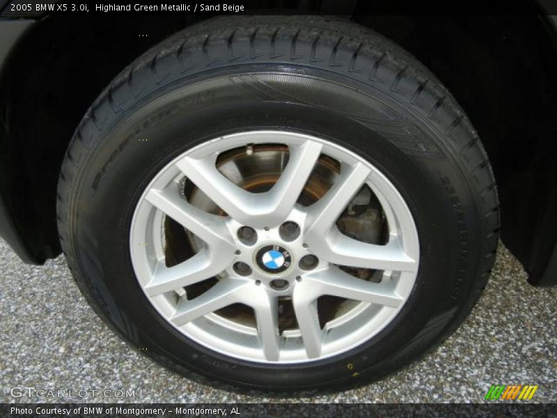 Highland Green Metallic / Sand Beige 2005 BMW X5 3.0i