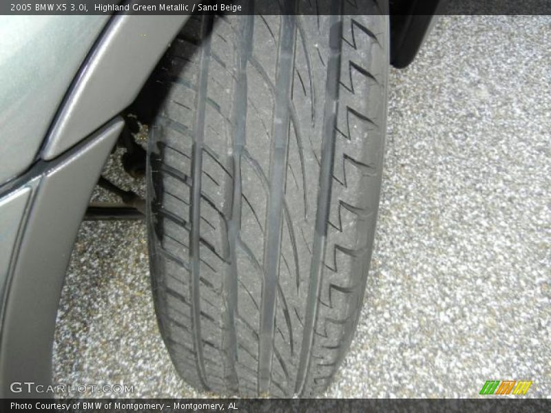 Highland Green Metallic / Sand Beige 2005 BMW X5 3.0i