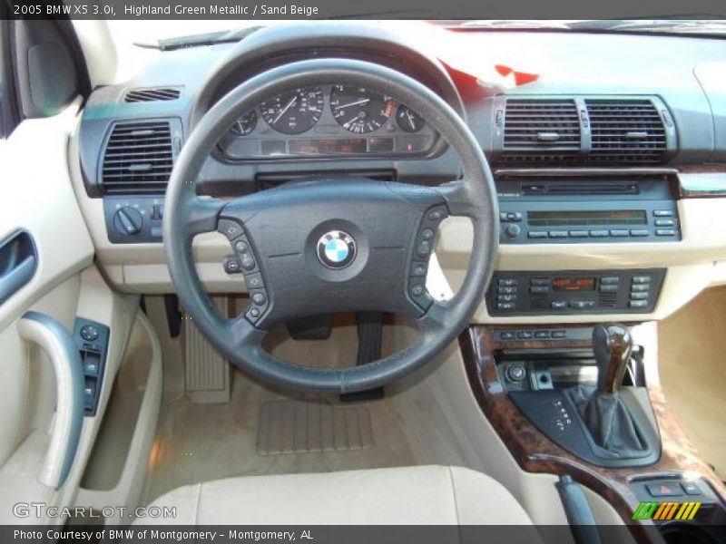 Highland Green Metallic / Sand Beige 2005 BMW X5 3.0i