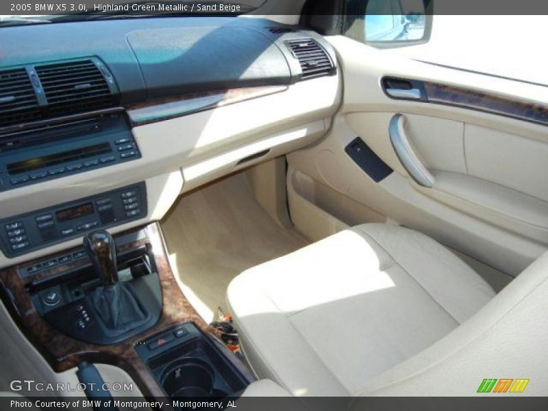Highland Green Metallic / Sand Beige 2005 BMW X5 3.0i