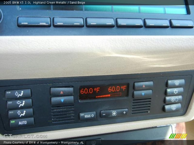 Highland Green Metallic / Sand Beige 2005 BMW X5 3.0i