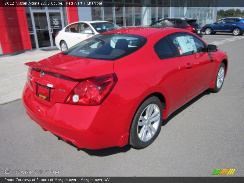 Red Alert / Charcoal 2012 Nissan Altima 2.5 S Coupe