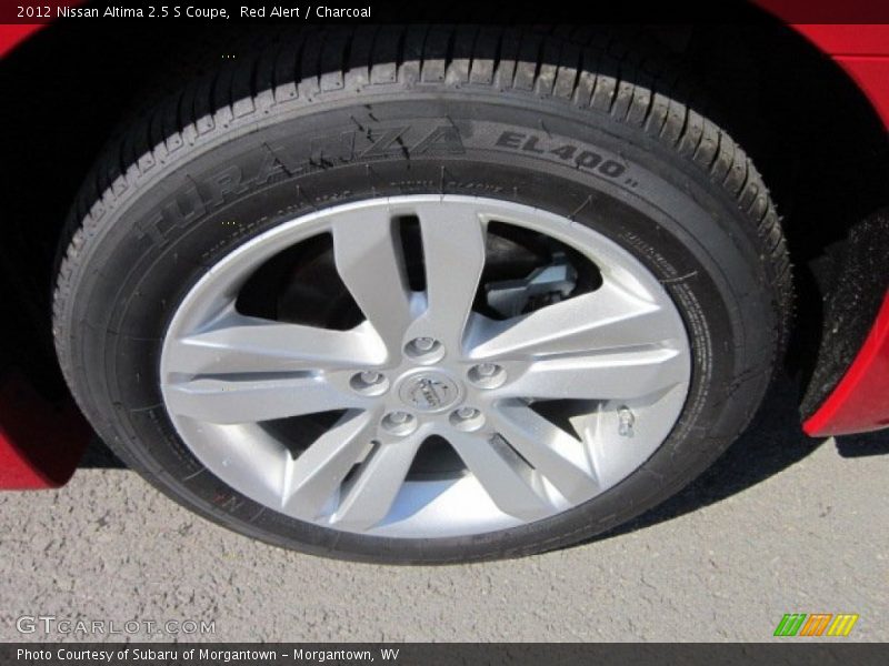 Red Alert / Charcoal 2012 Nissan Altima 2.5 S Coupe