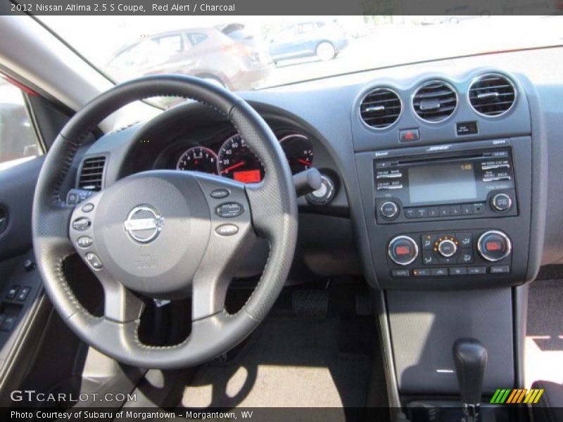 Red Alert / Charcoal 2012 Nissan Altima 2.5 S Coupe