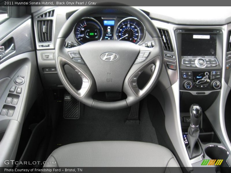 Dashboard of 2011 Sonata Hybrid