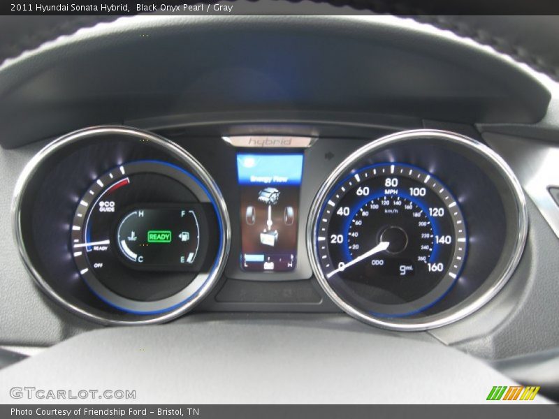  2011 Sonata Hybrid Hybrid Gauges