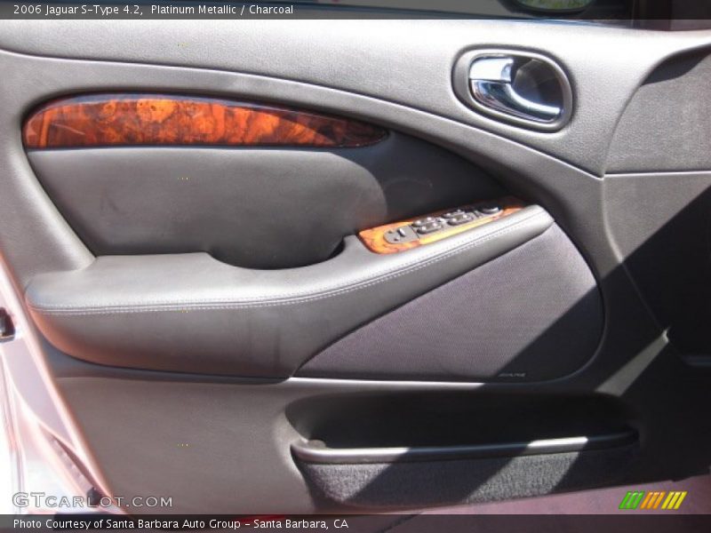 Platinum Metallic / Charcoal 2006 Jaguar S-Type 4.2