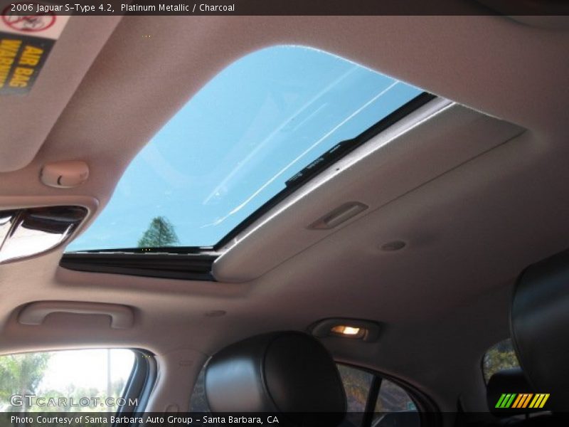 Platinum Metallic / Charcoal 2006 Jaguar S-Type 4.2