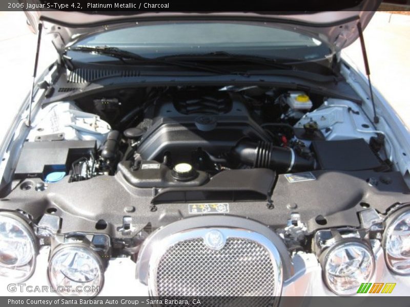 Platinum Metallic / Charcoal 2006 Jaguar S-Type 4.2