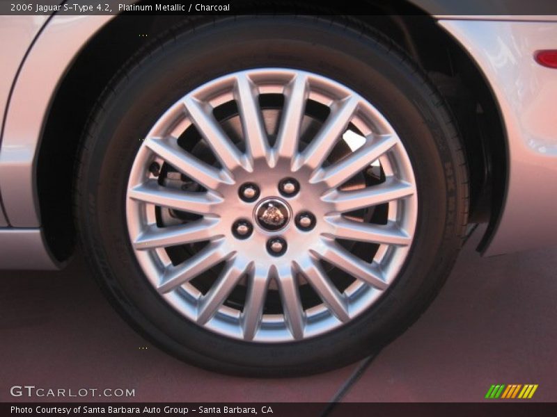 Platinum Metallic / Charcoal 2006 Jaguar S-Type 4.2