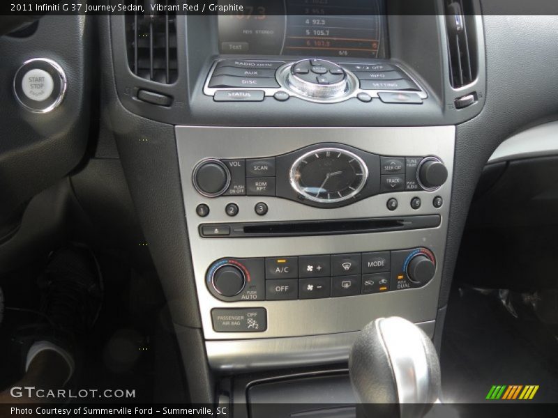 Vibrant Red / Graphite 2011 Infiniti G 37 Journey Sedan