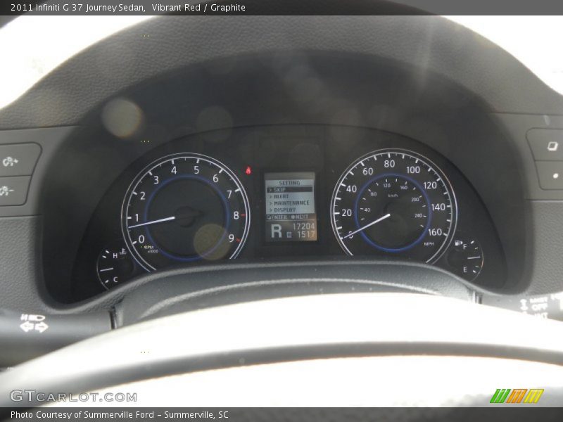 Vibrant Red / Graphite 2011 Infiniti G 37 Journey Sedan